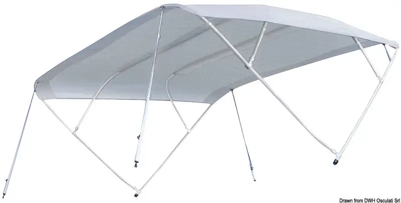 Offerta Lampo Tendina Fish 140/160 cm bianca