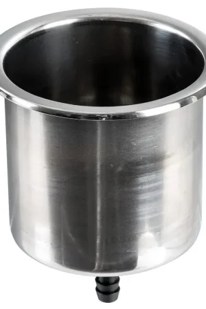 Porta Bicchieri Large inox con drenaggio Economico