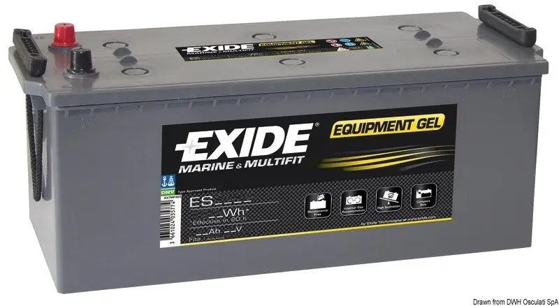 Batteria Exide gel 60 Ah Prezzo Scontato