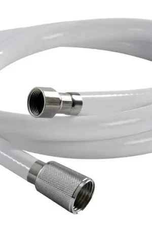 Esclusivo Tubo doccia PVC bianco 2,5 m